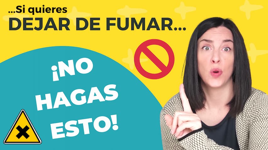 Errores a evitar si quieres dejar de fumar